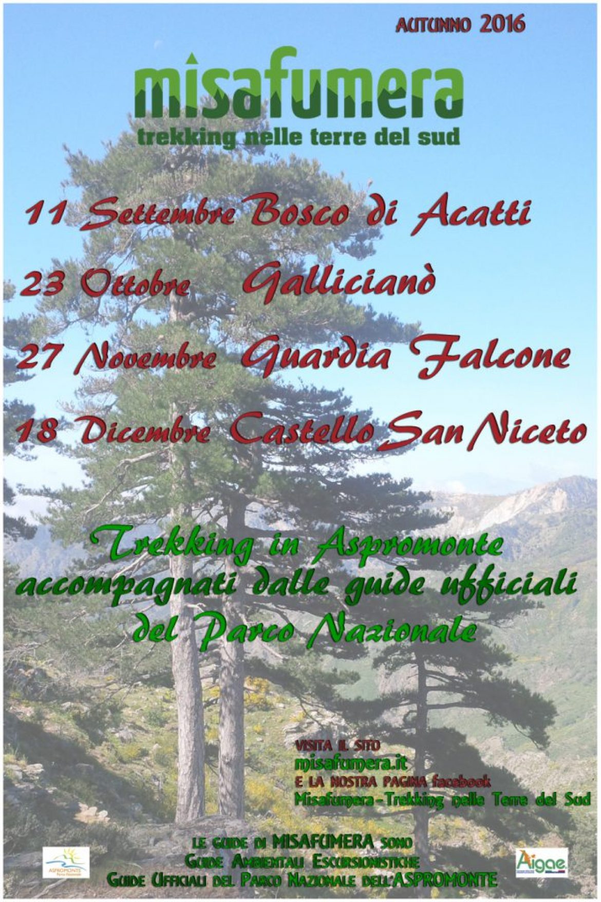 Calendario autunnale: riprendono le escursioni in Aspromonte!